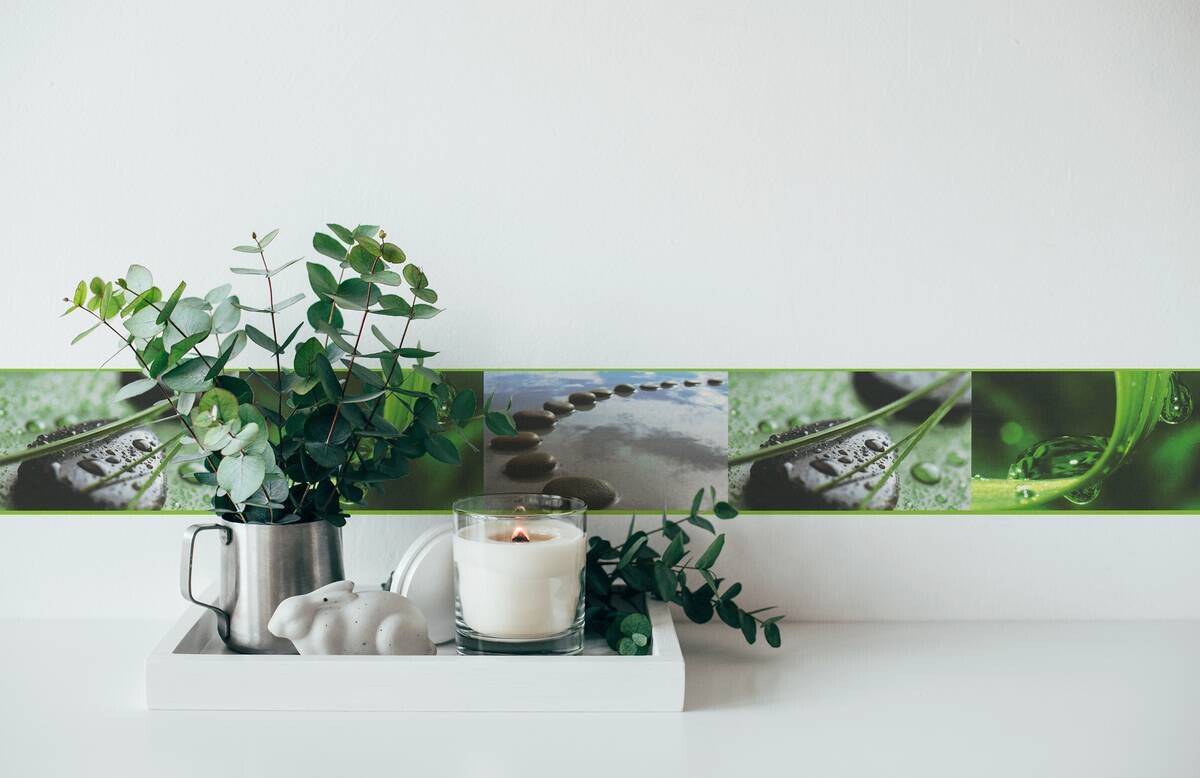 A.S.Creation Bordüre schwarz grün braun B/H/D: ca. 10x500x5,5 cm