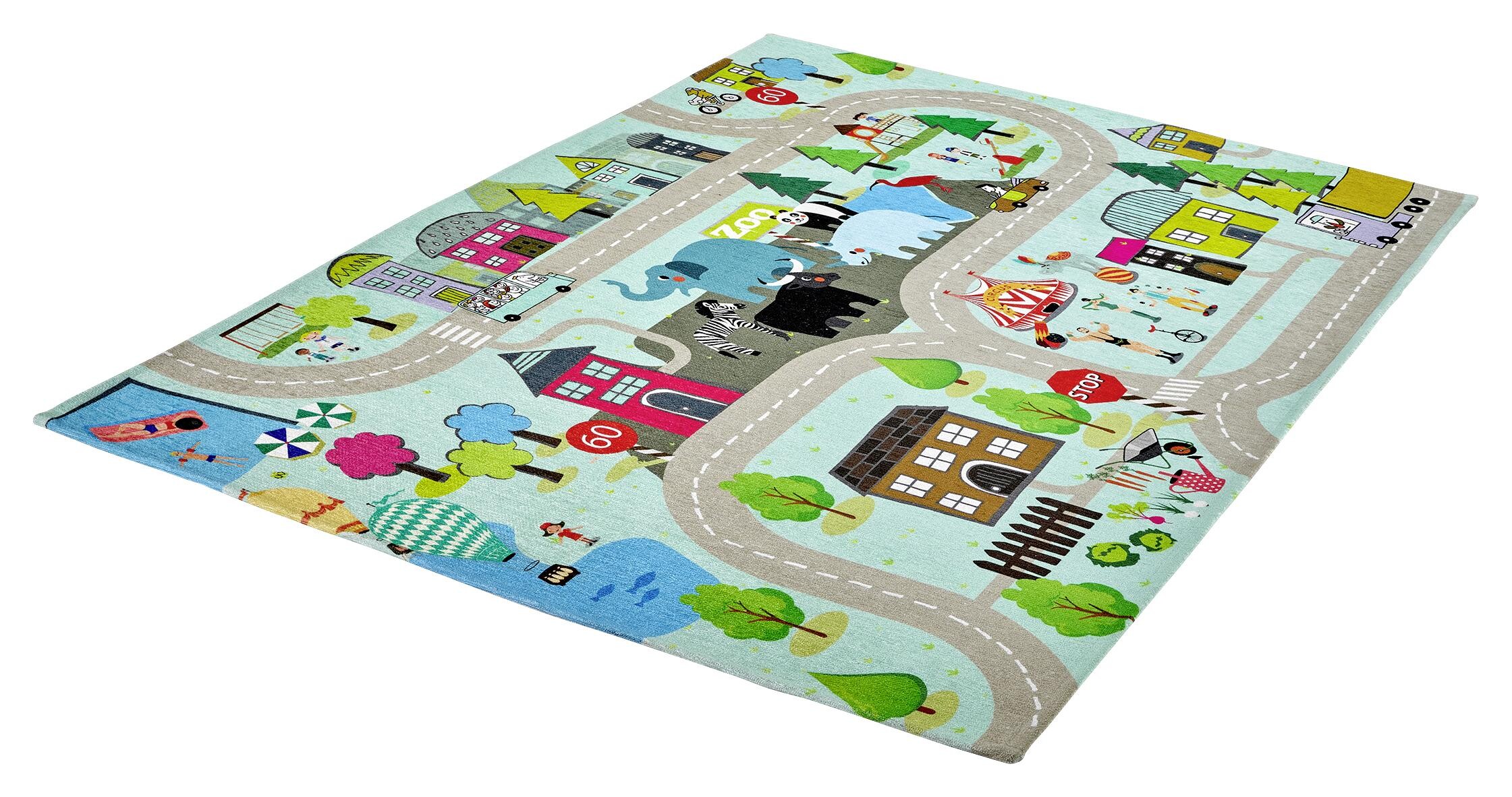 Obsession Kinderteppich My Fun Kids Multi B/L: ca. 160x230 cm