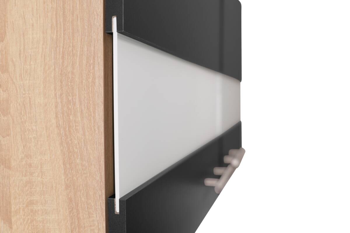 Hängeschrank Merle schwarz B/H/T: ca. 100x56x35 cm