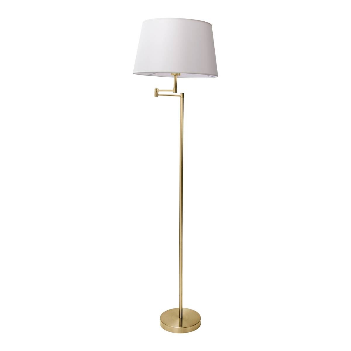 Näve Leuchten Stehlampe messing Textil Metall Kunststoff B/H/T/D: ca. 23,5x158x23,5x23,5 cm E27 1 Brennstellen