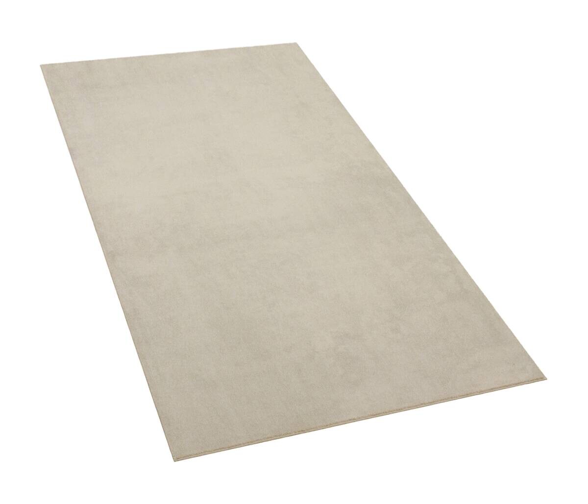 Teppich Flanell beige B/L: ca. 80x150 cm