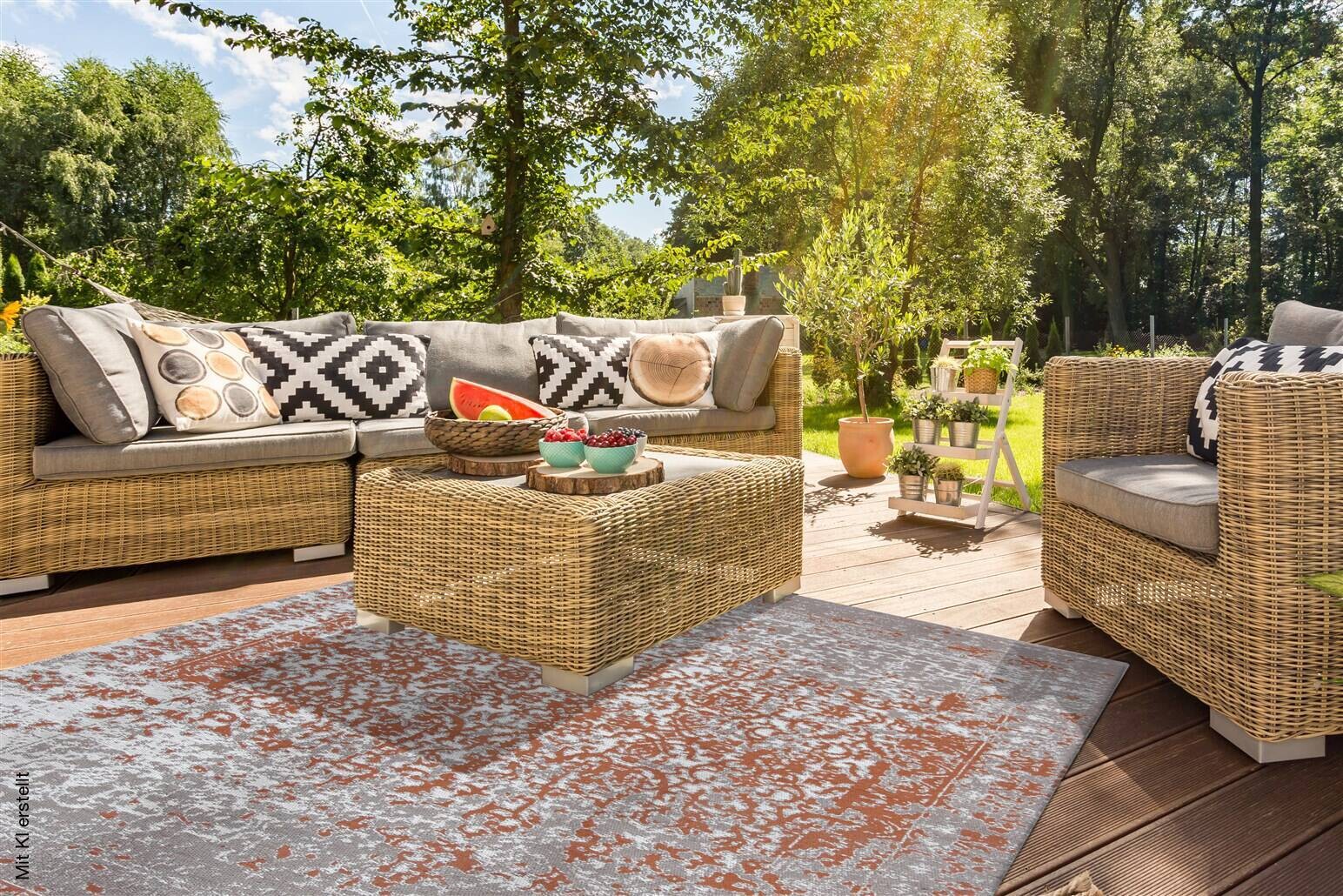 Kayoom Flachgewebeteppich Sunny 310 beige B/L: ca. 80x150 cm