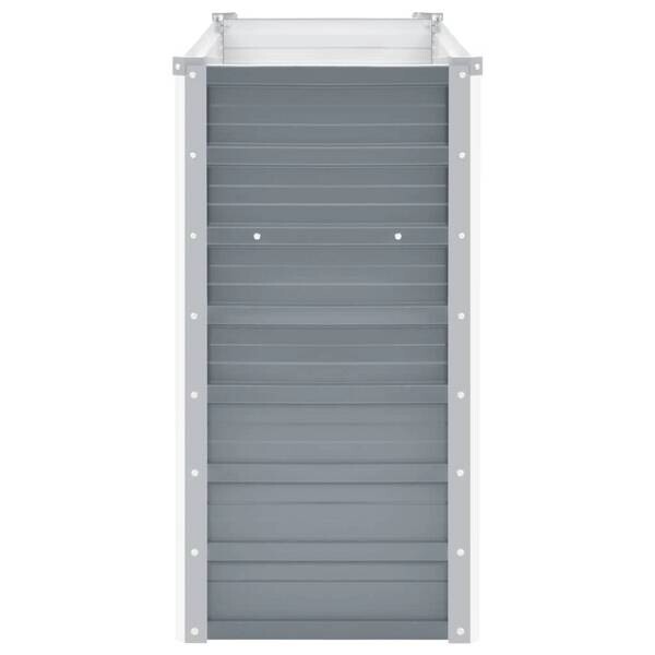 Hochbeet grau Stahl B/H/L: ca. 40x77x100 cm