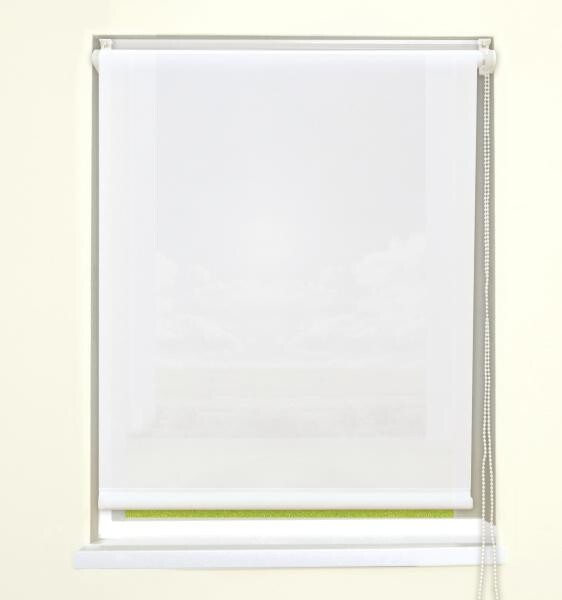 Sensation Klebe-/Klemmrollo weiß B/L: ca. 75x150 cm