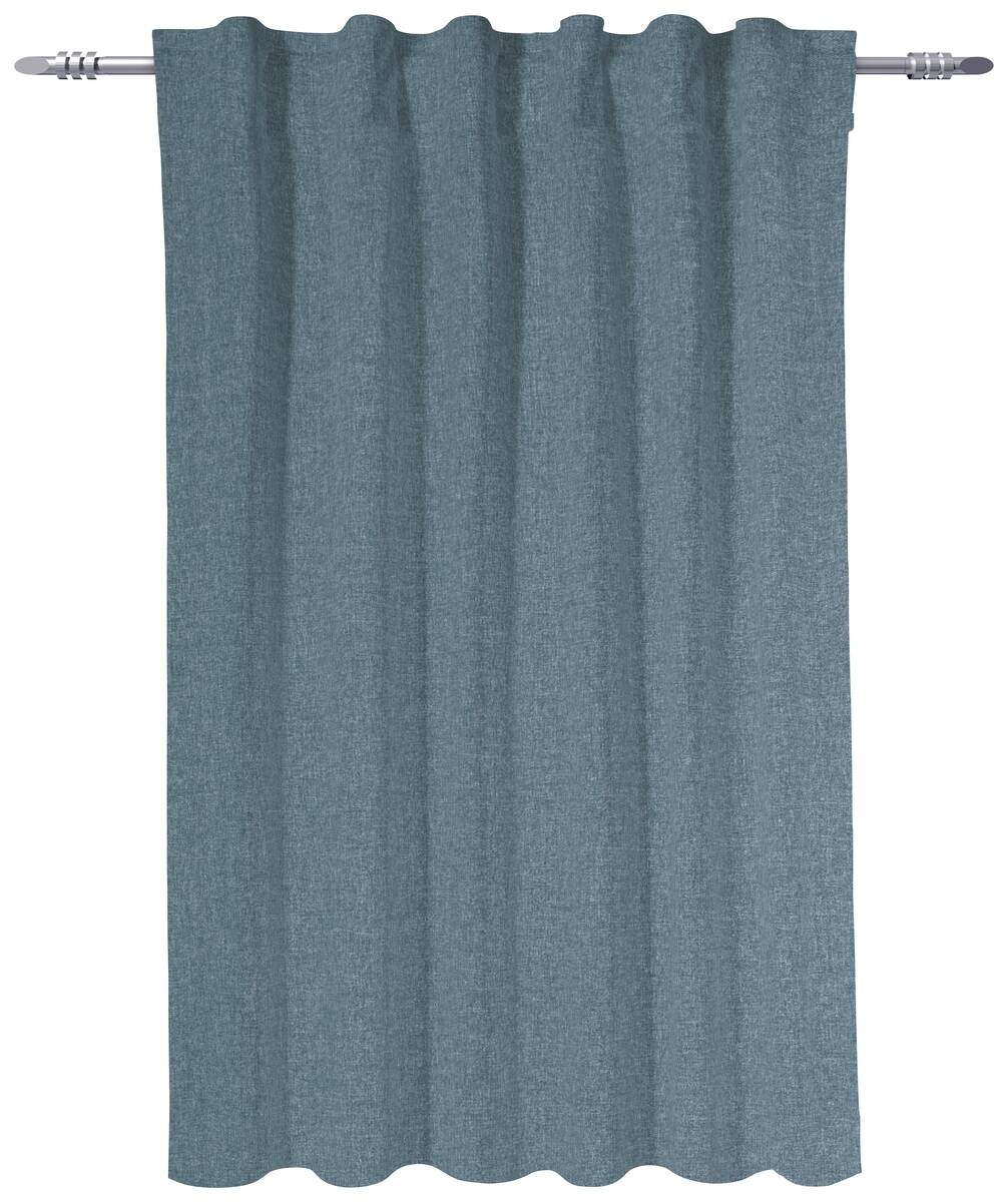 POCOline Kombivorhang Ulrich blau 100% Polyester B/L: ca. 135x145 cm