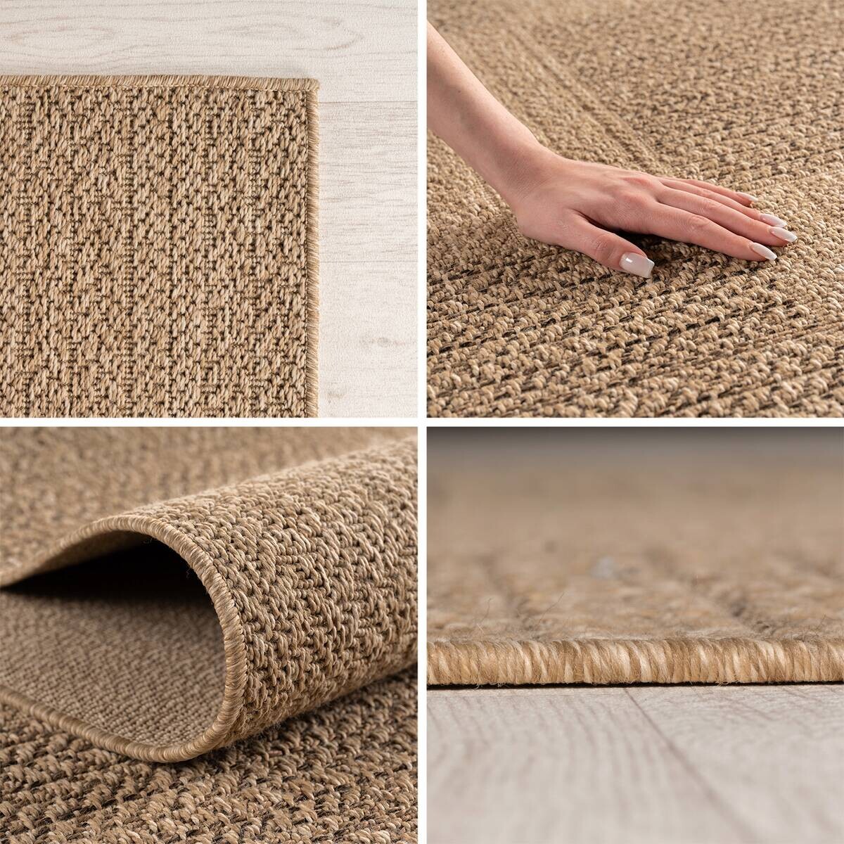 Ayyildiz Flachwebteppich TIMBER beige D: ca. 80 cm