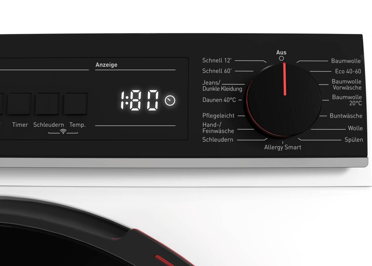 Sharp Waschmaschine ES-WNFB014CWDA-DE weiß B/H/T: ca. 59,7x84,5x58,2 cm
