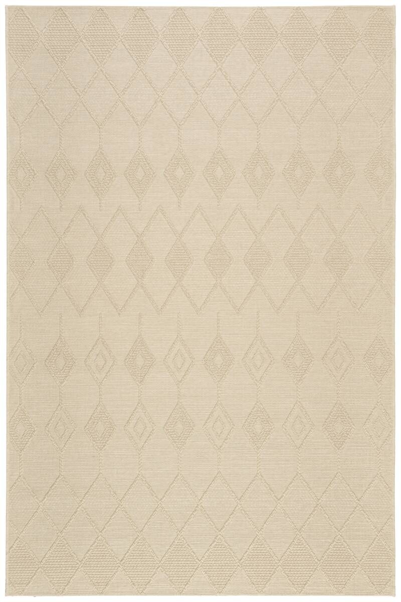 Flachwebteppich Jersey Home creme B/L: ca. 190x290 cm