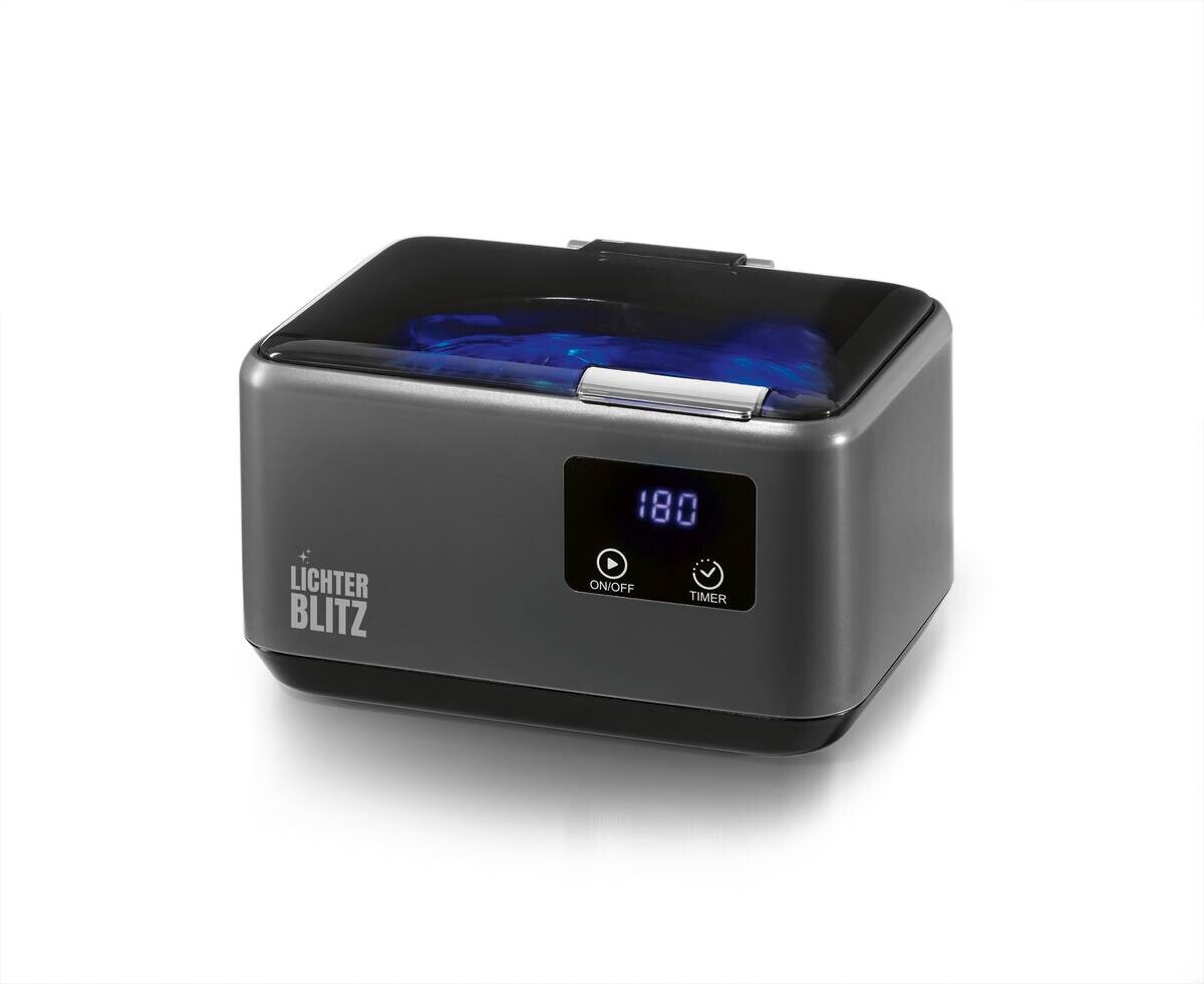 Lichterblitz Reiniger 19124 grau Metall Kunststoff B/H/L: ca. 17,6x15,5x24,5 cm ca. 50 W