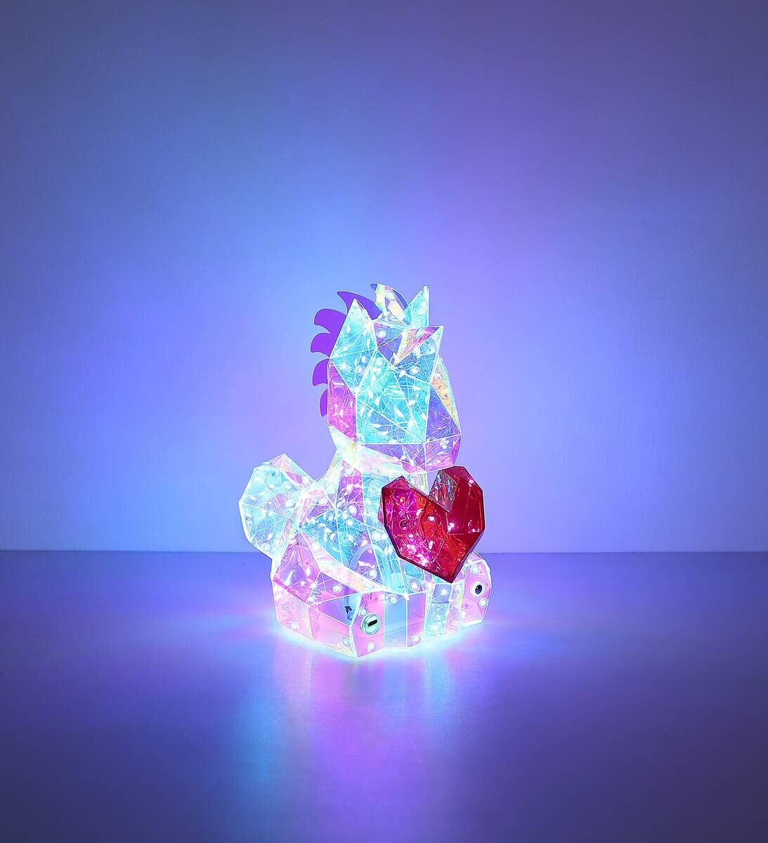 GLOBO LED-Dekoleuchte BRONDAR klar Kunststoff B/H/T: ca. 15x23x13 cm 1 Brennstellen