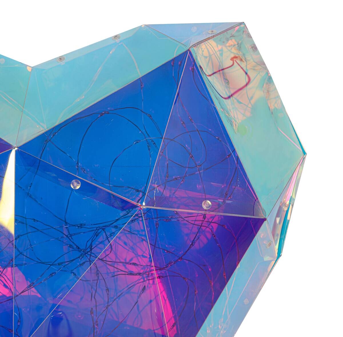 Nolo LED-Dekoleuchte Heart transparent B/H/T: ca. 45x9x38 cm