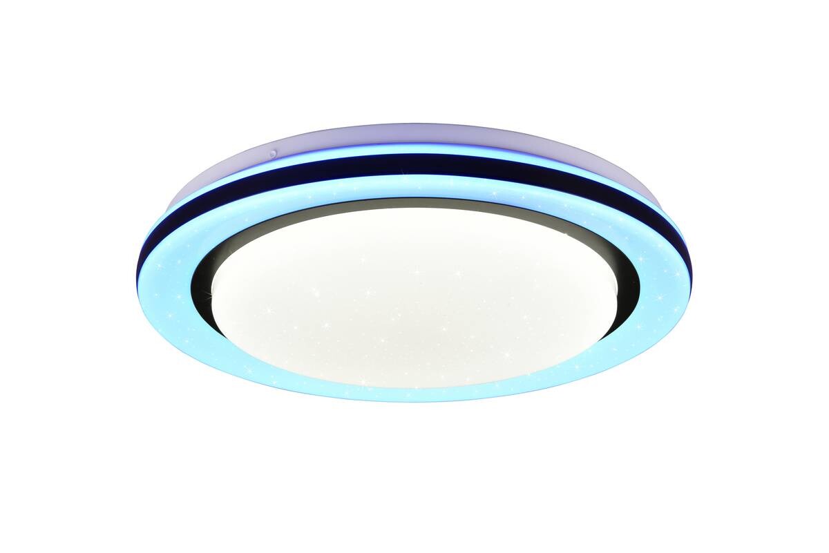 Reality LED-Deckenleuchte R67244000 Cartida weiß Kunststoff H/D: ca. 7x38 cm 1 Brennstellen