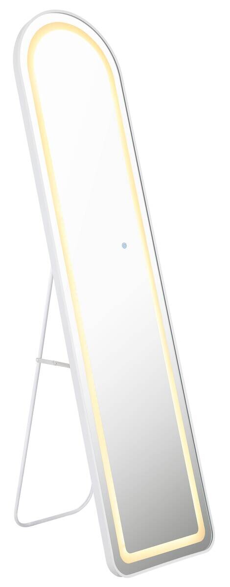 LED-Spiegel weiß B/H/L: ca. 50x160x40 cm