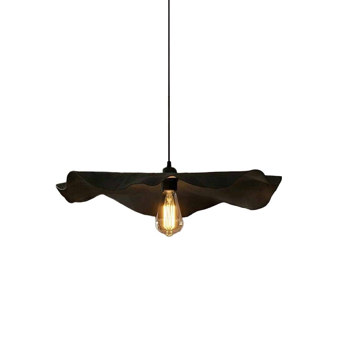 Opviq Pendelleuchte schwarz Kunststoff B/H/T/L/D: ca. 58x75x58x58x58 cm E27 1 Brennstellen