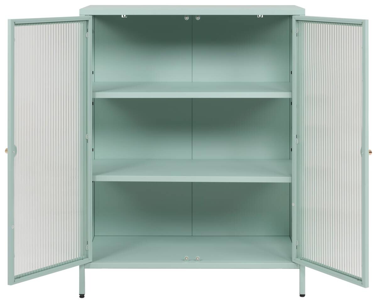 Vitrine Milton mint B/H/T: ca. 80x102x40 cm