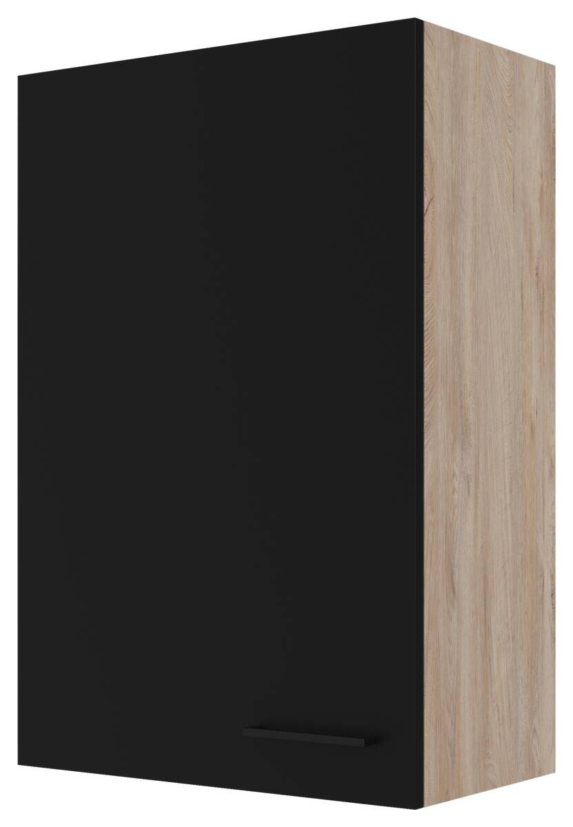 Hängeschrank Capri schwarz matt B/H/T: ca. 60x89x32 cm