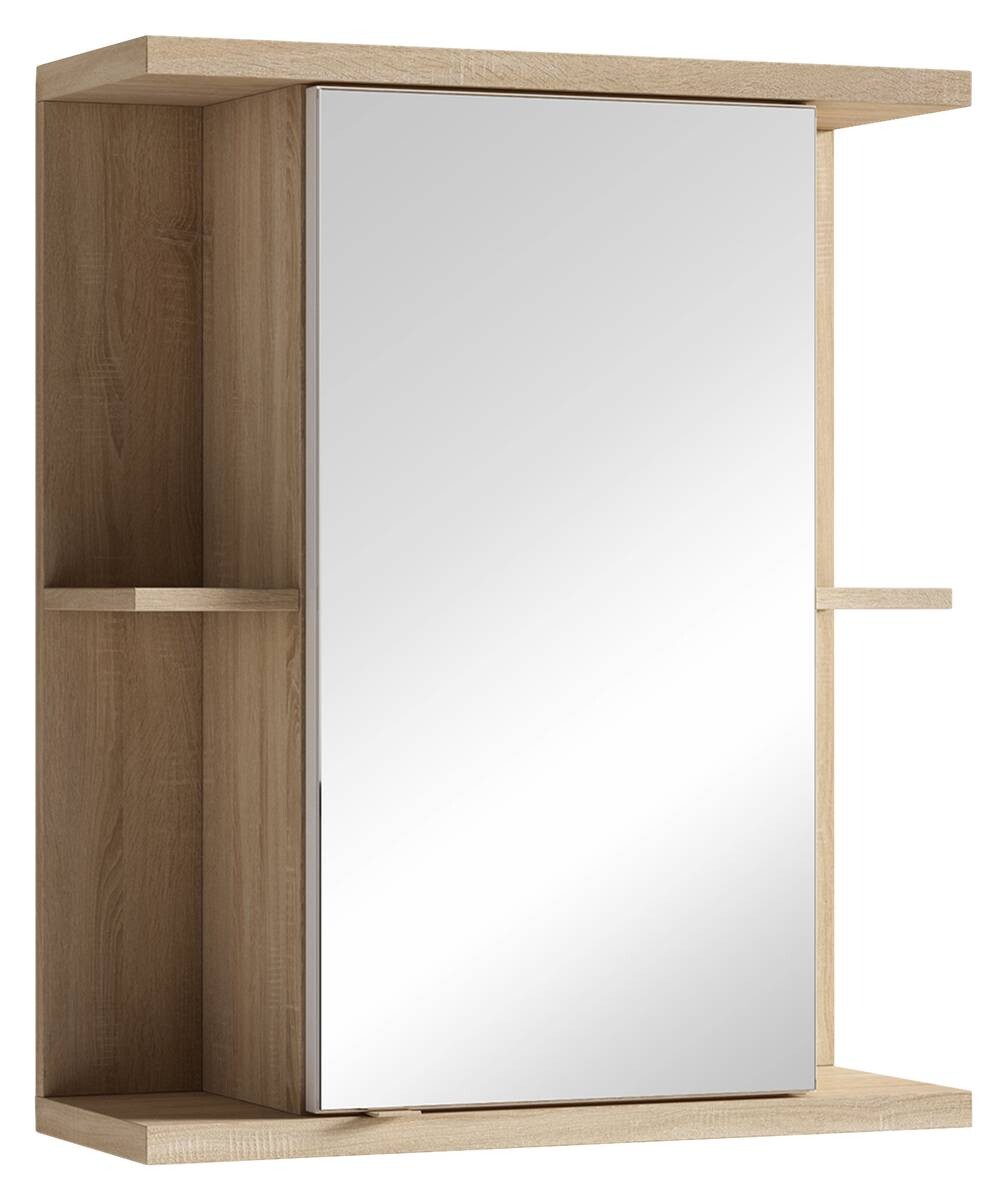 Spiegelschrank NEBRASKA Eiche Nachbildung B/H/T: ca. 60x70x25 cm