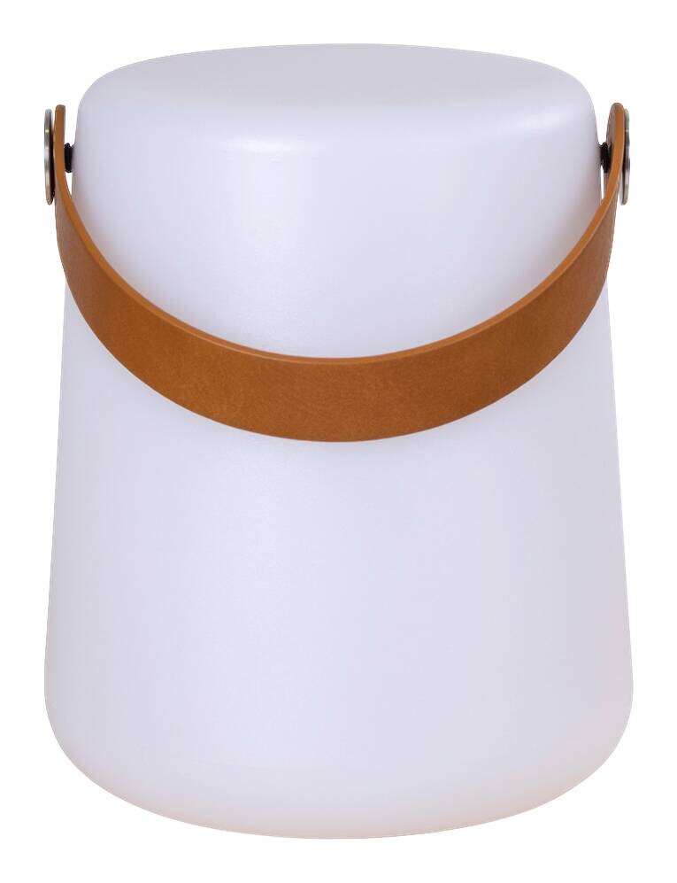 Tischlampe Bristol weiß Polyethylen B/H/L: ca. 17x21x17 cm