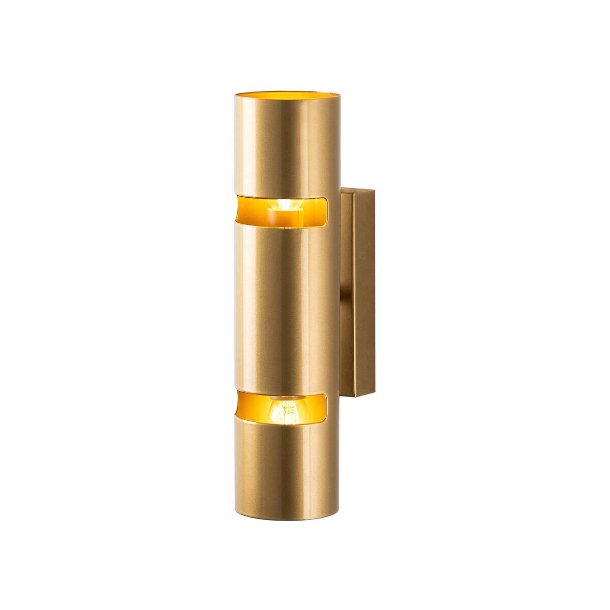 Opviq Wandleuchte gold Metall B/H/L: ca. 30x13x8 cm E14 1 Brennstellen