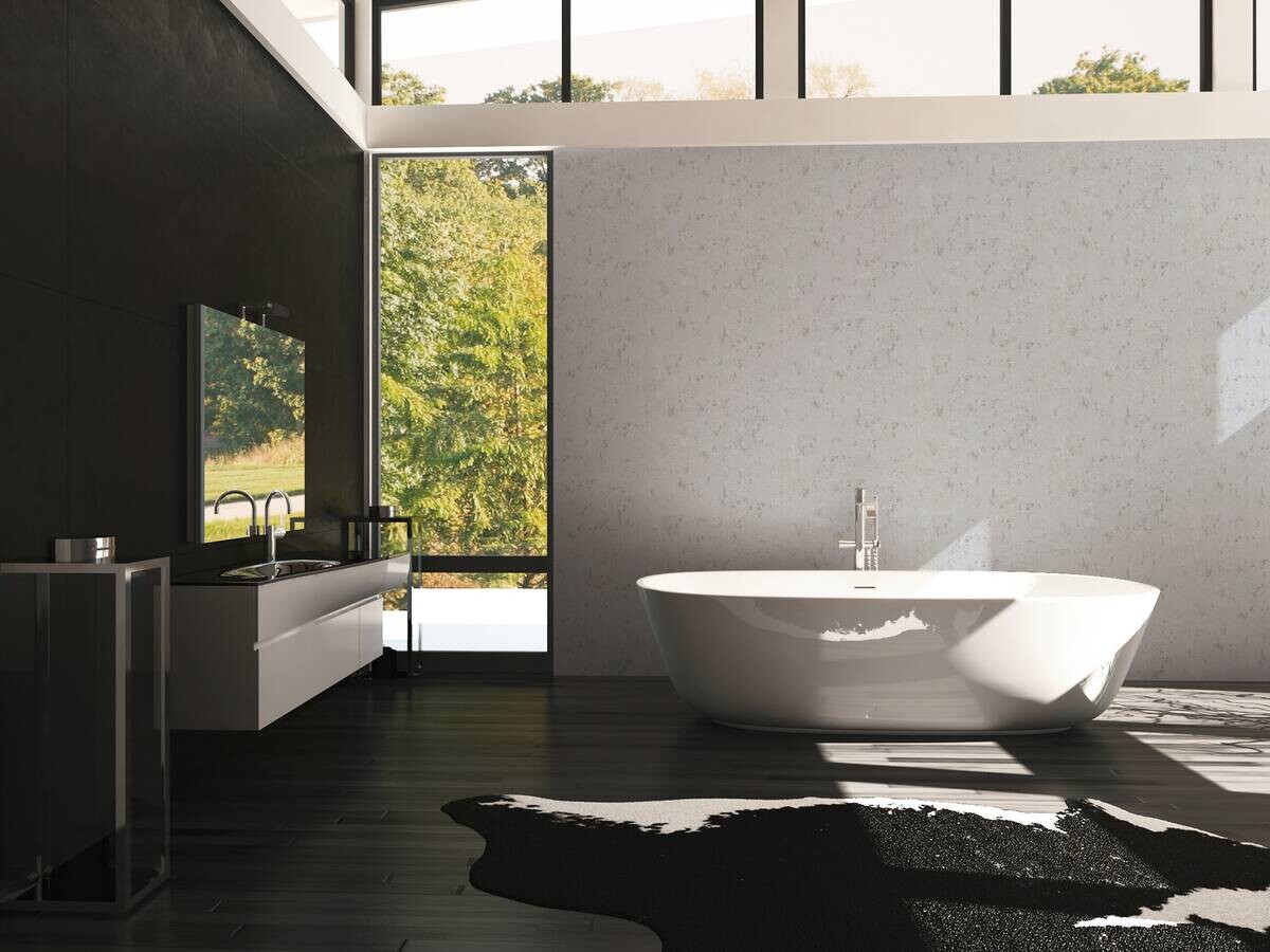 A.S.Creation Vliestapete silber B/H/D: ca. 53x1005x9 cm