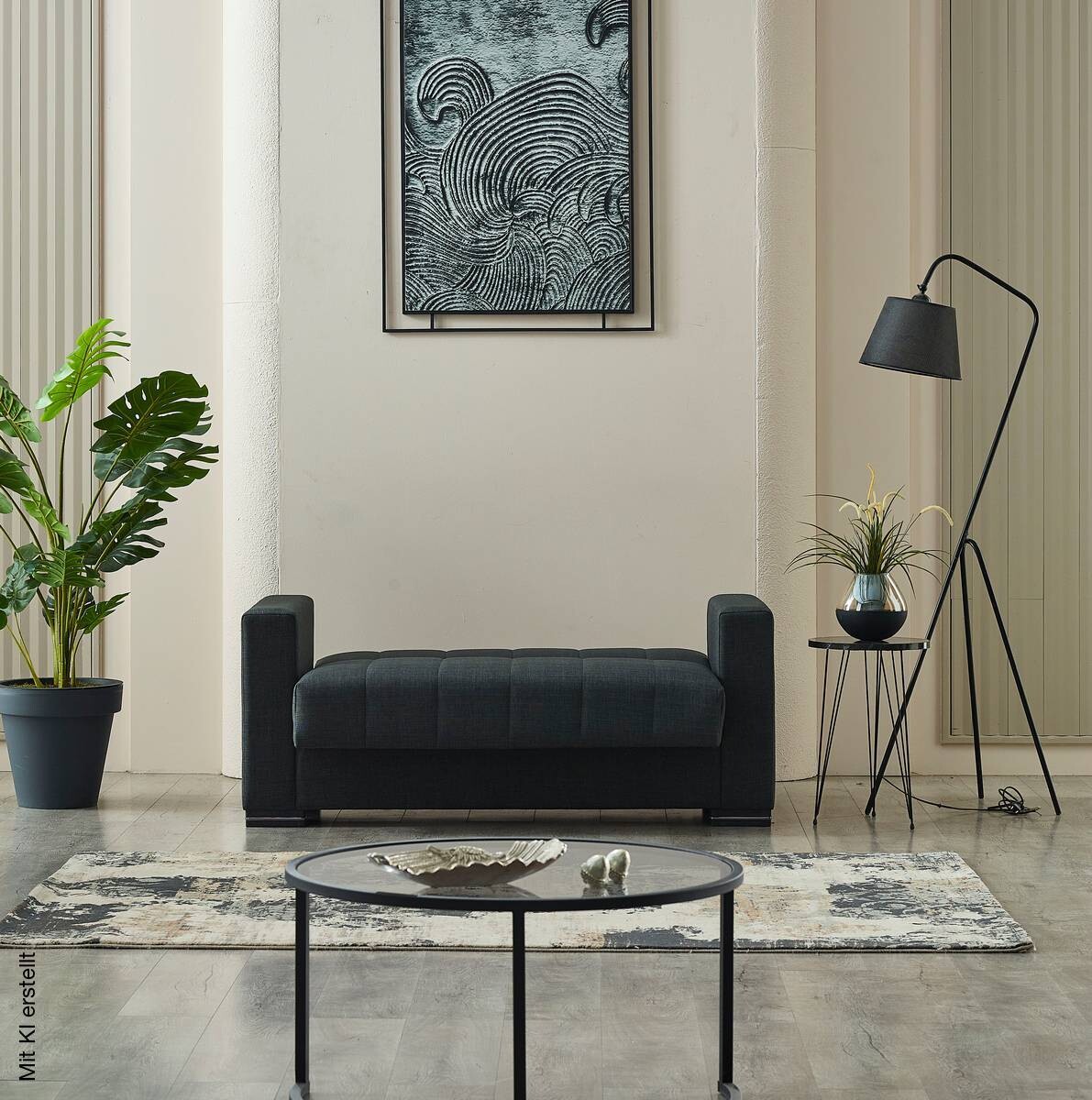 Sofa 3-2-1 Jerry anthrazit Microfaser