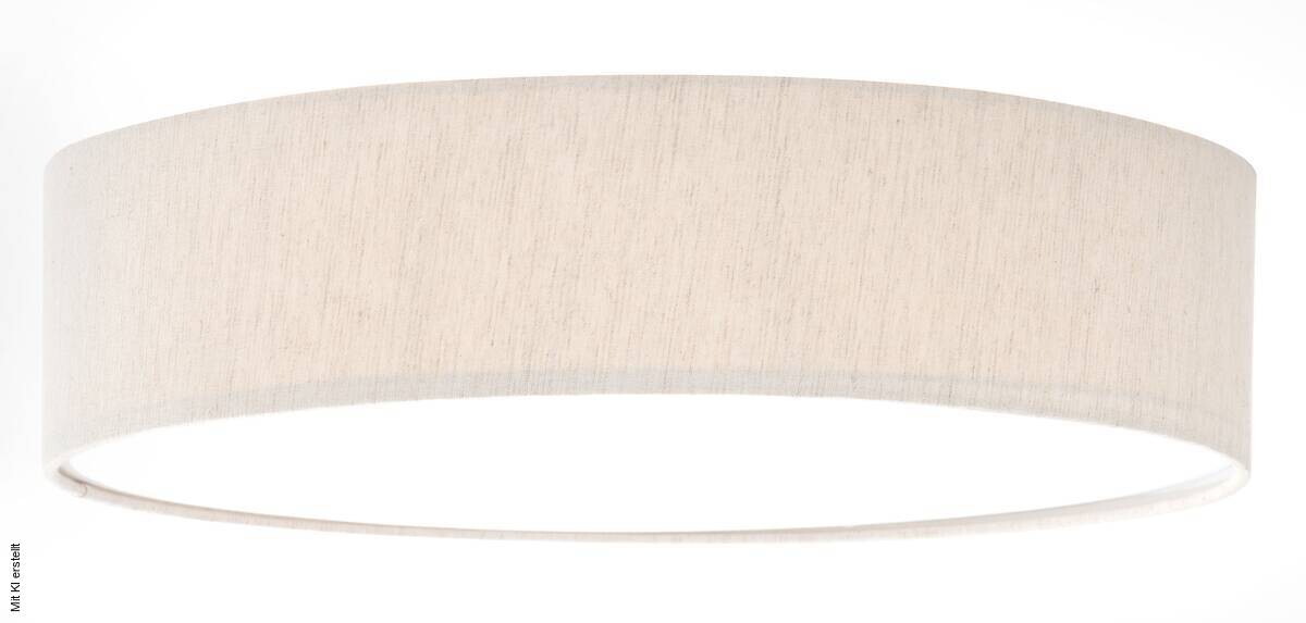 GLOBO Deckenleuchte Conny beige H/D: ca. 15x50 cm 1 Brennstellen