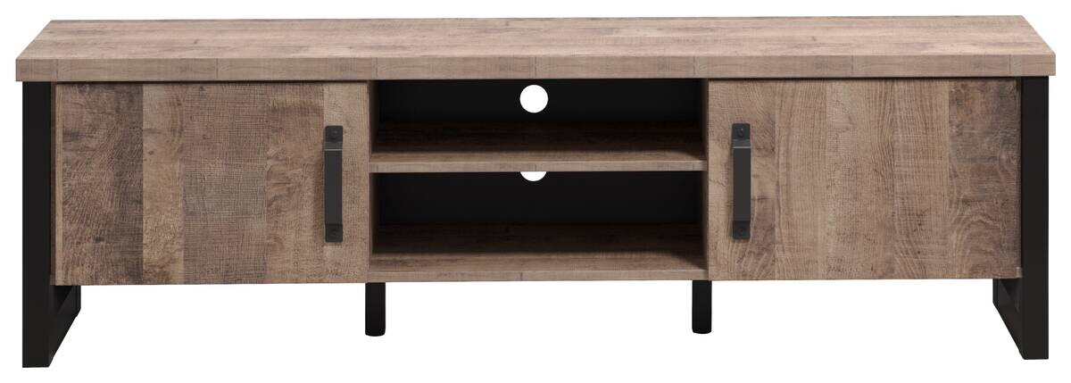 TV-Lowboard Emile Eiche Tabak Nachbildung B/H/T: ca. 166x50x45 cm