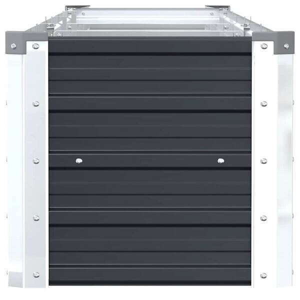 Hochbeet anthrazit Stahl B/H/L: ca. 40x45x320 cm