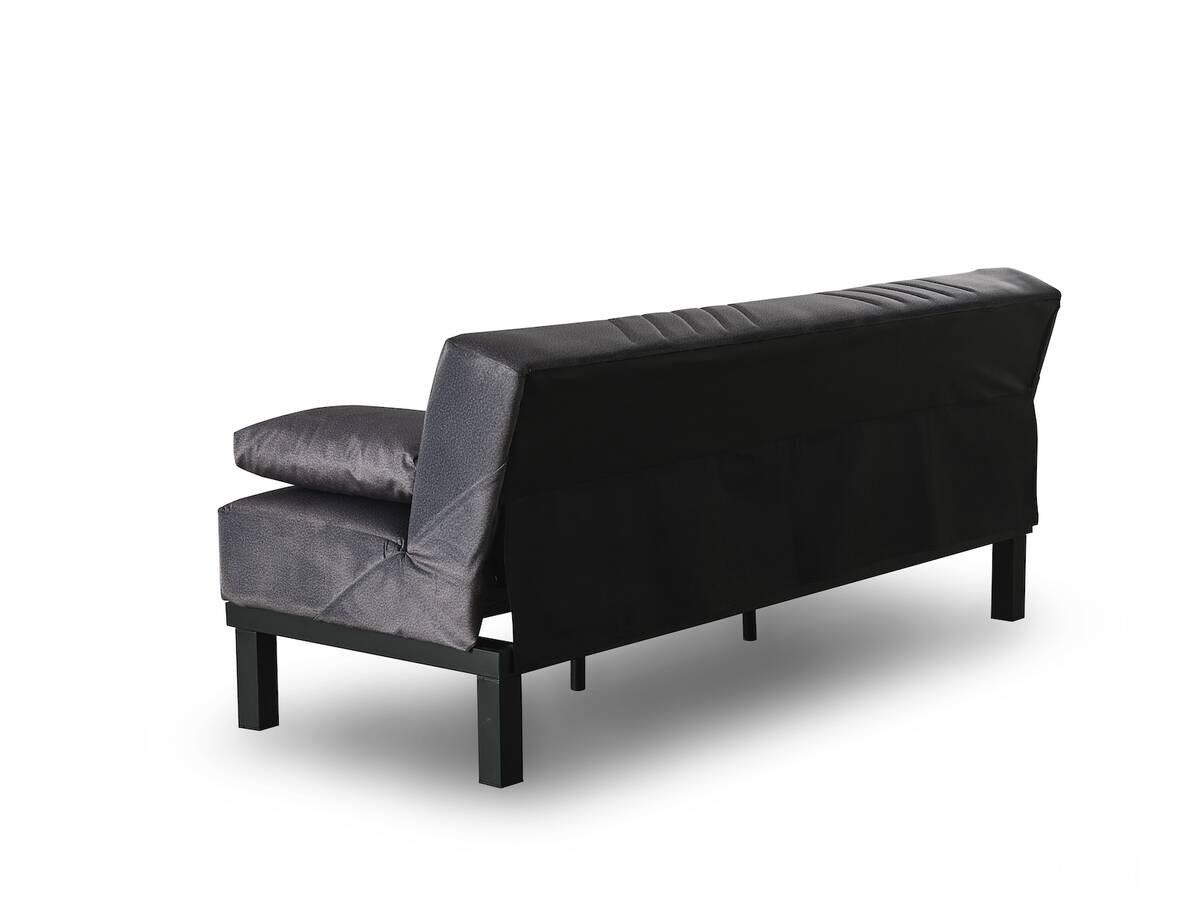 Schlafsofa grau Polyester B/H/T: ca. 190x86x84 cm