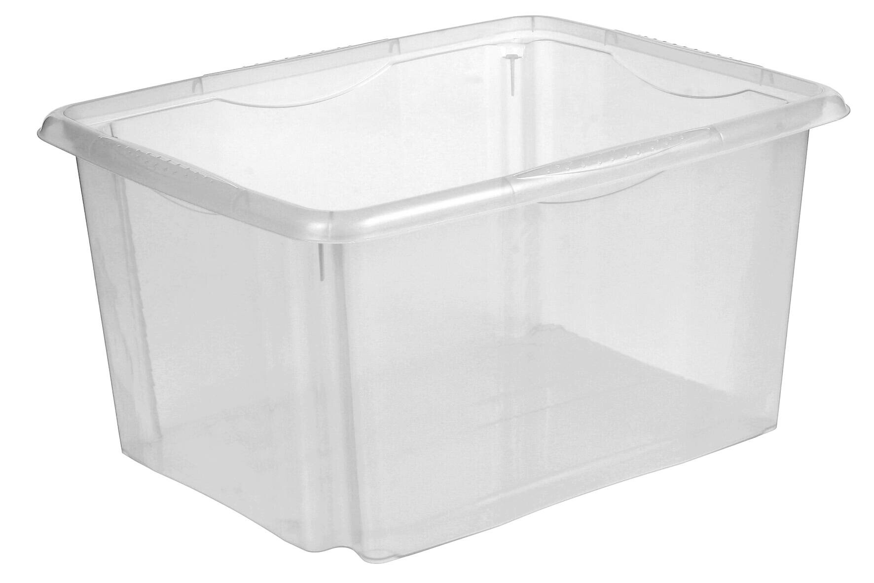 keeeper Dreh-/Stapelkorb transparent B/H/L: ca. 41,5x22x34,5 cm
