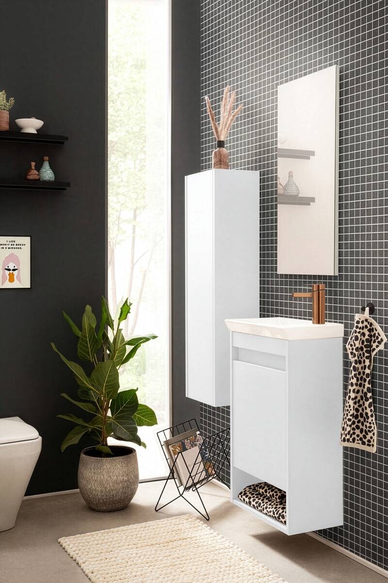 Badezimmer-Set Avio weiß