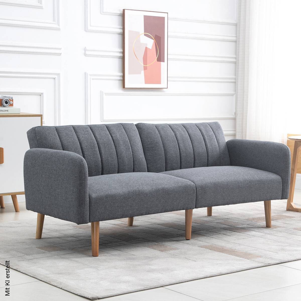 Schlafsofa 839-214GY grau B/H/T: ca. 173x73x75 cm