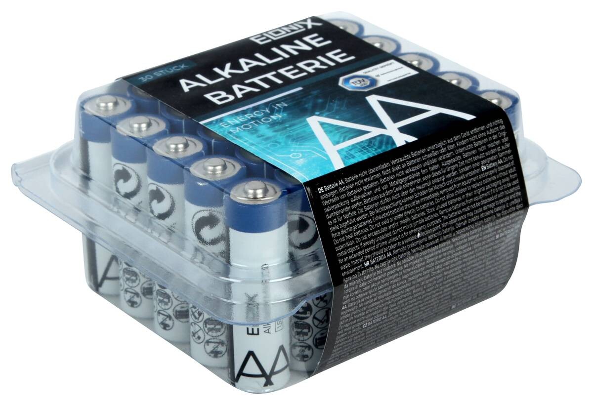 Elonix Batterie AA/Mignon (LR6) 30er Pack