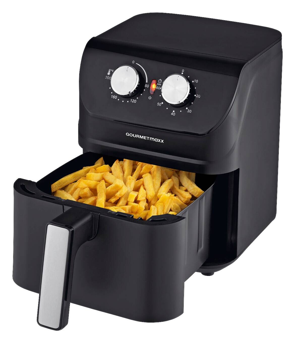 GOURMETmaxx Heißluftfritteuse 14578 schwarz Kunststoff B/H/T: ca. 24x30x35 cm ca. 4 l