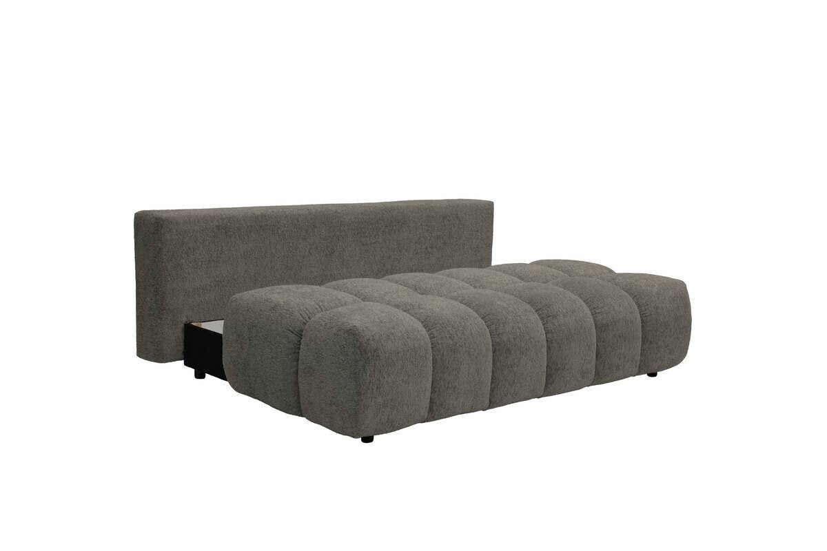 Schlafsofa dunkelgrau Polyester B/H/T: ca. 210x72x105 cm