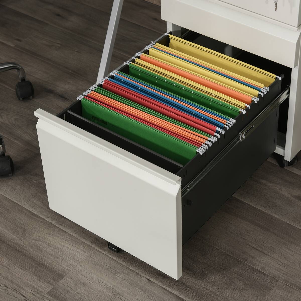 Rollcontainer 924-024WT weiß B/H/T: ca. 39x60x48 cm