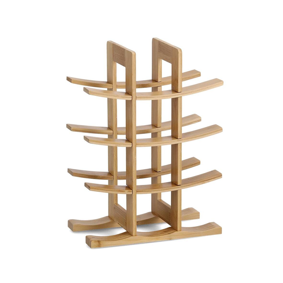 Zeller Weinregal für 12 Flaschen natur Bambus B/H/L: ca. 16x42x30 cm