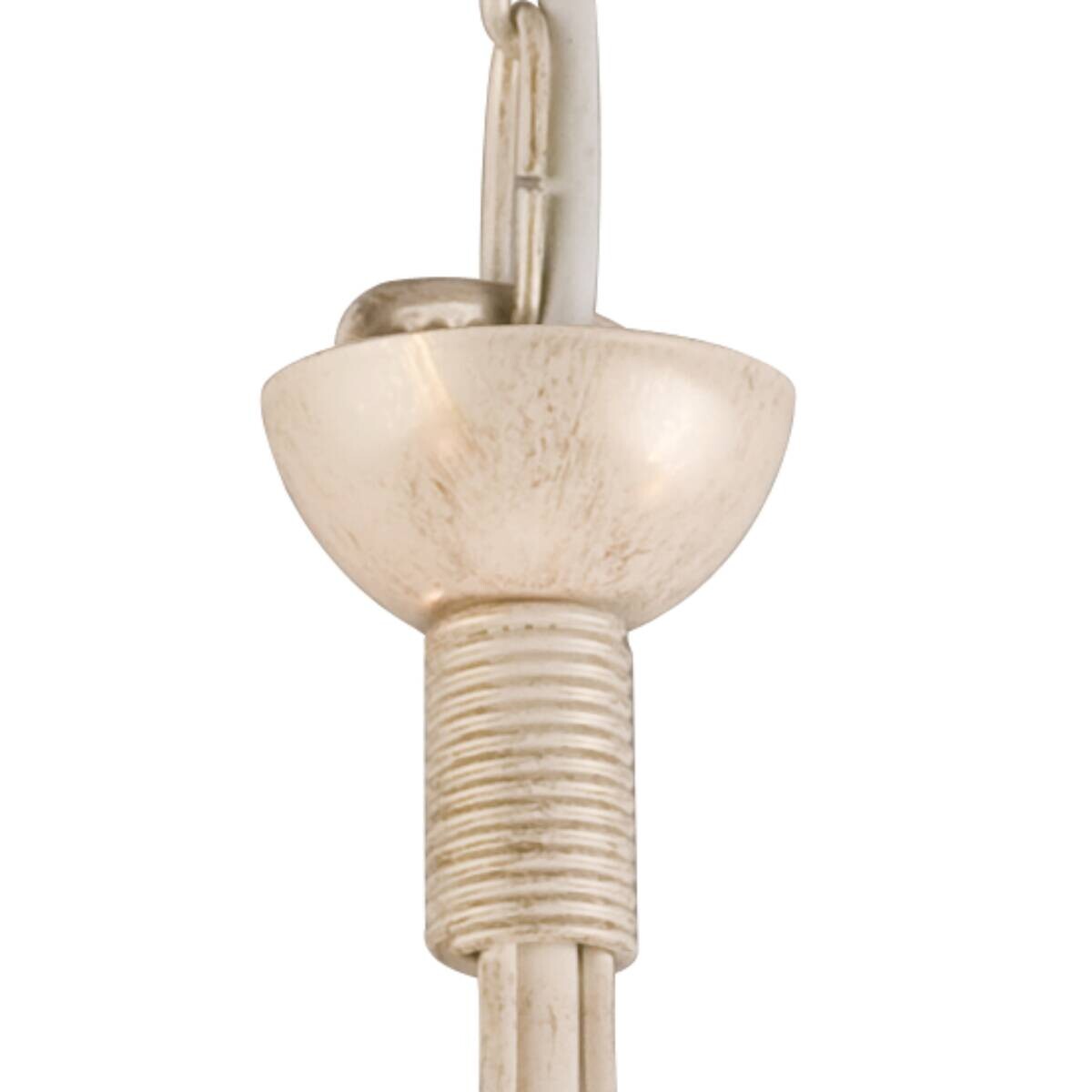 Lamkur Pendelleuchte Donato weiß Stahl H/L: ca. 72x45 cm E14 3 Brennstellen