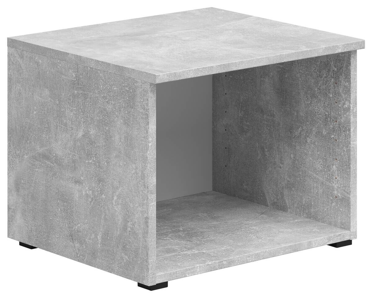 Aufsatz Multi-Stauraum Typ 9 Beton Optik B/H/T: ca. 45x35x40 cm