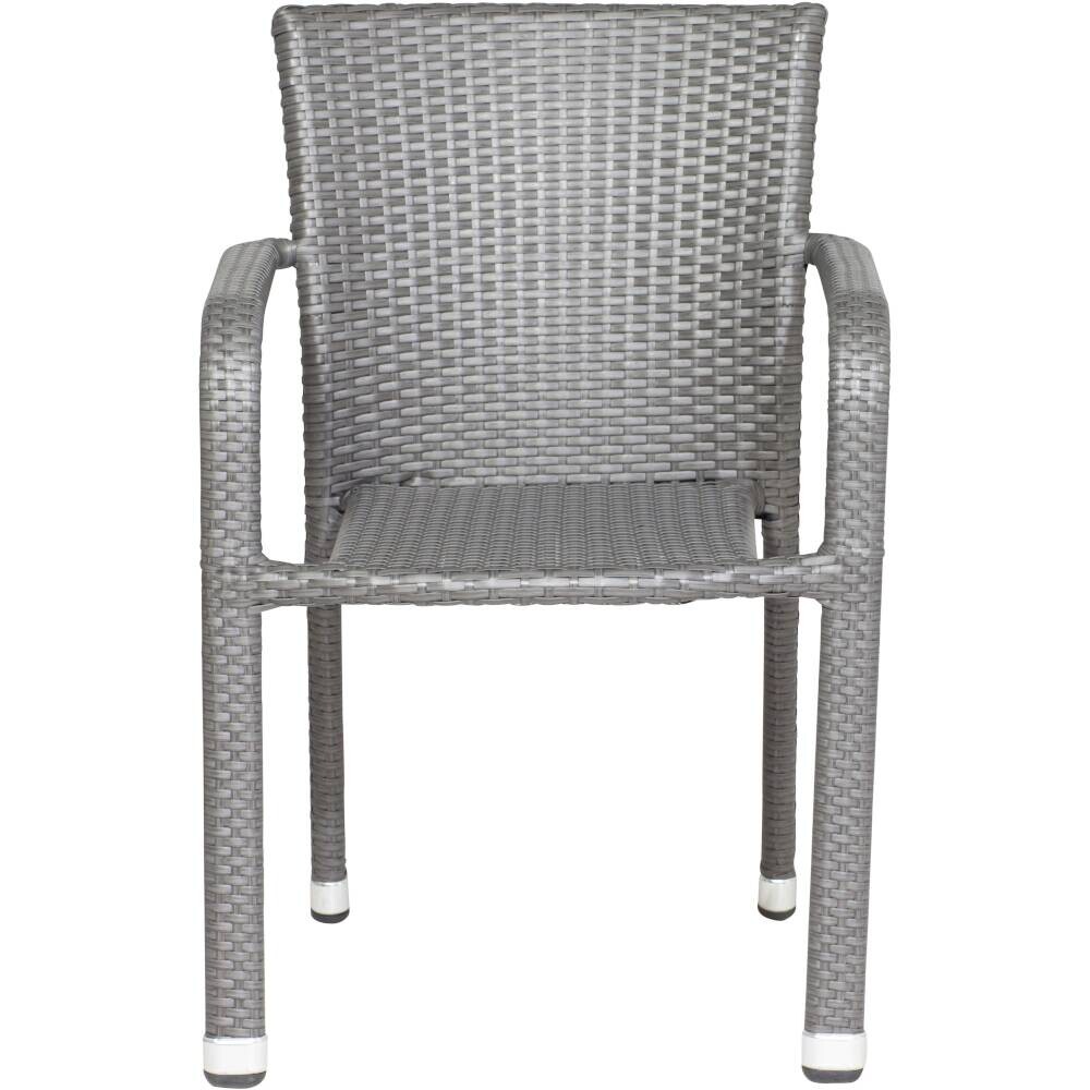 Gardamo Sessel 2er Set MINAS titanfarbig Kunststoff B/H/L: ca. 57x85x61 cm