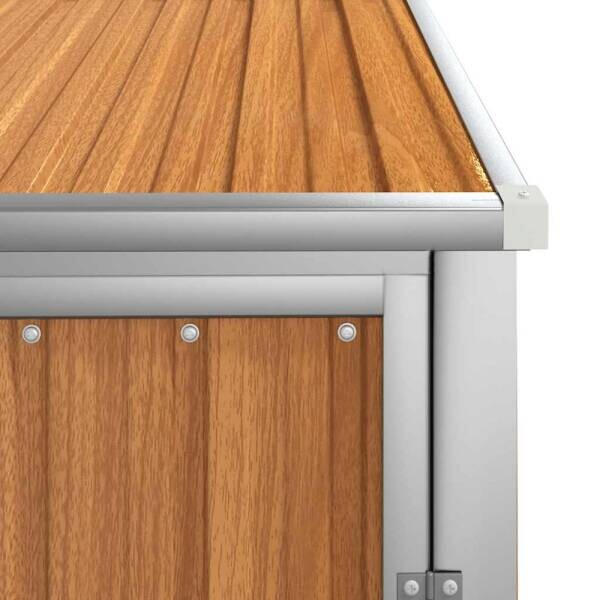 vidaXL Geräteschuppen braun B/H/T: ca. 88x161x89 cm