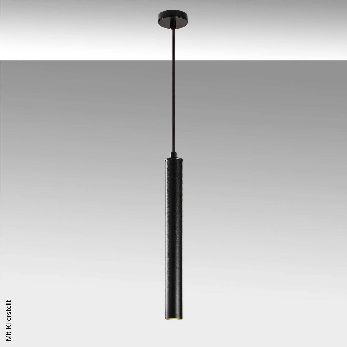 Opviq Pendelleuchte Best schwarz Metall B/H/T/L/D: ca. 4x92x4x4x4 cm E14 1 Brennstellen