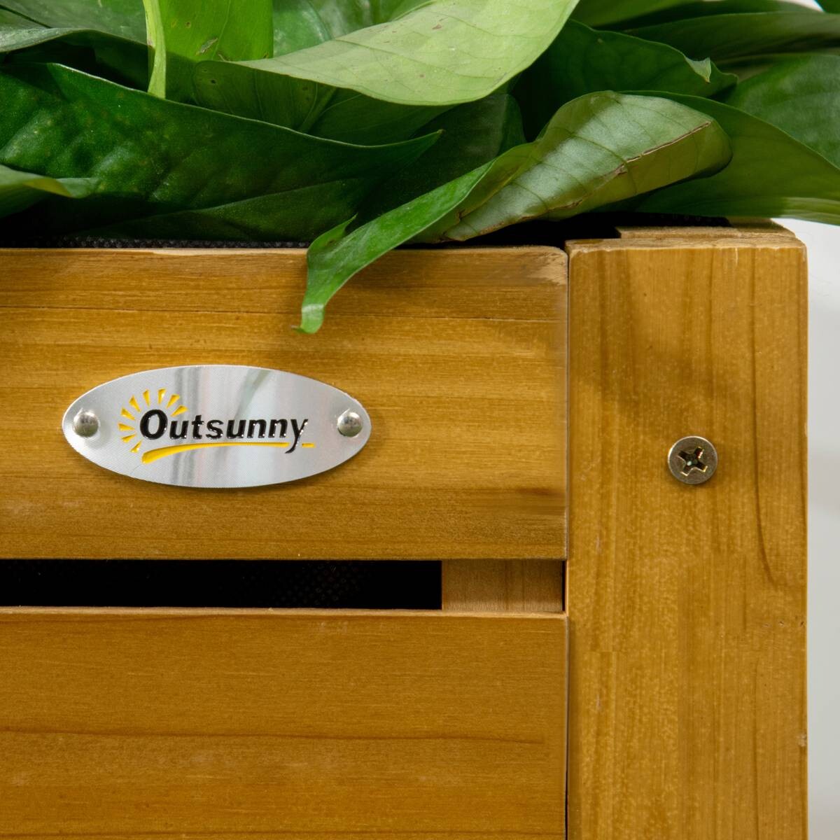 Outsunny Blumenkasten mit Arbeitsfläche