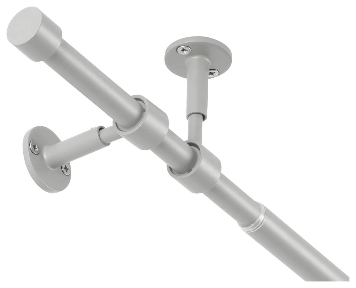 ondeco Stilgarnituren Cool-Gray Metall L: ca. 400 cm ausziehbar von ca. 210 bis 400 cm 1.0 Läufe