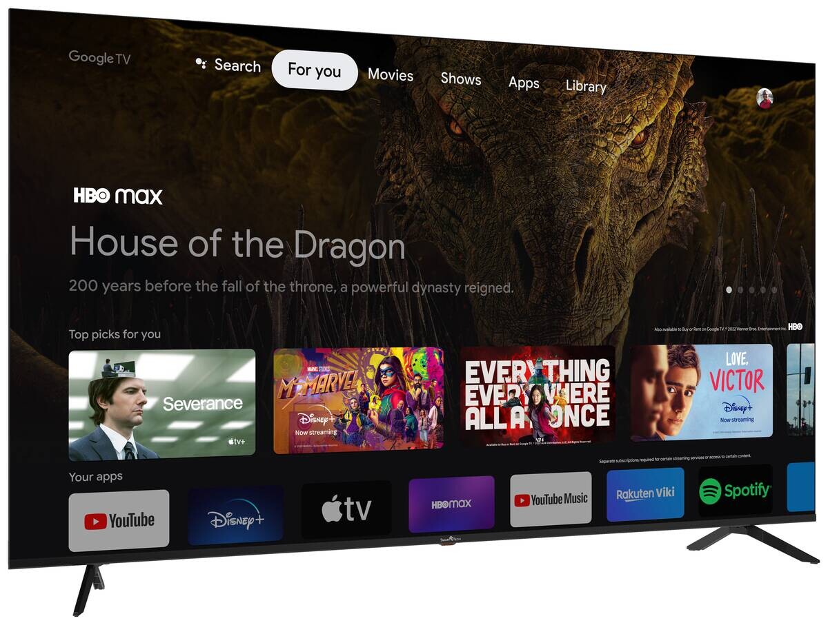 Smart-Tech LED-TV 75UG10V1 B/H: ca. 167x100 cm