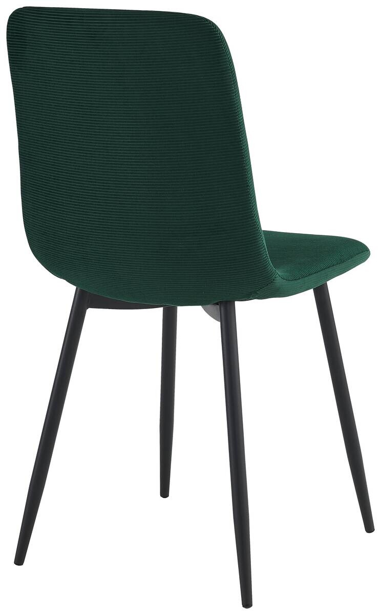 Stuhl Leipzig, 4er-Set moosgrün Microfaser B/H/T: ca. 44x92x54 cm