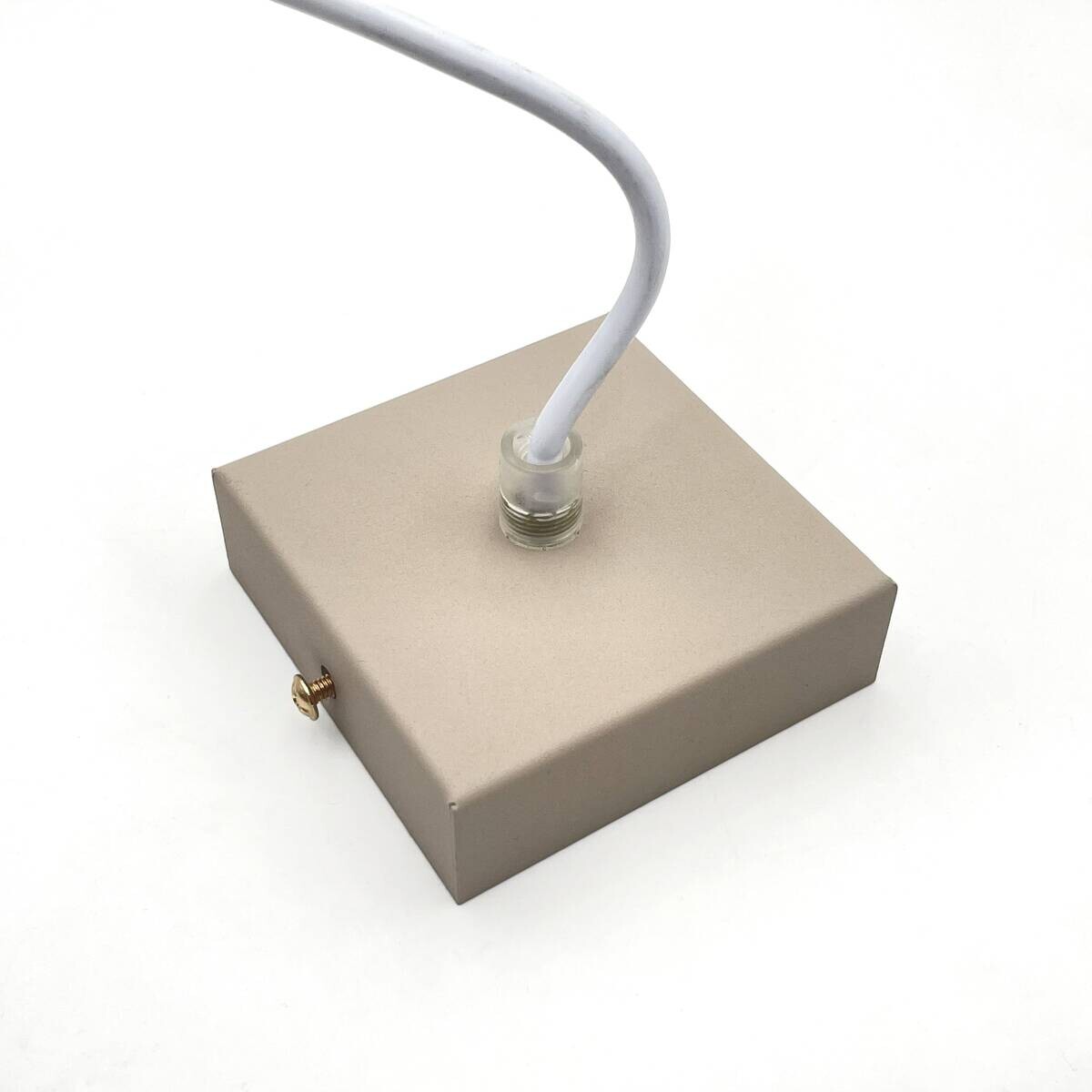 Lamkur Strahler Prisma beige Stahl B/H/L: ca. 6,5x118x6,5 cm 1 Brennstellen