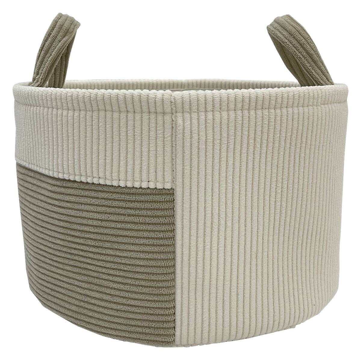 POCOline Korb grau Samt H/D: ca. 18x30 cm