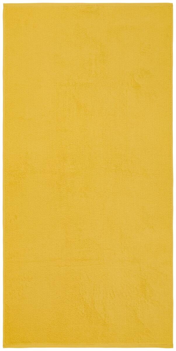 Duschtuch gelb 100% Baumwolle B/L: ca. 70x140 cm