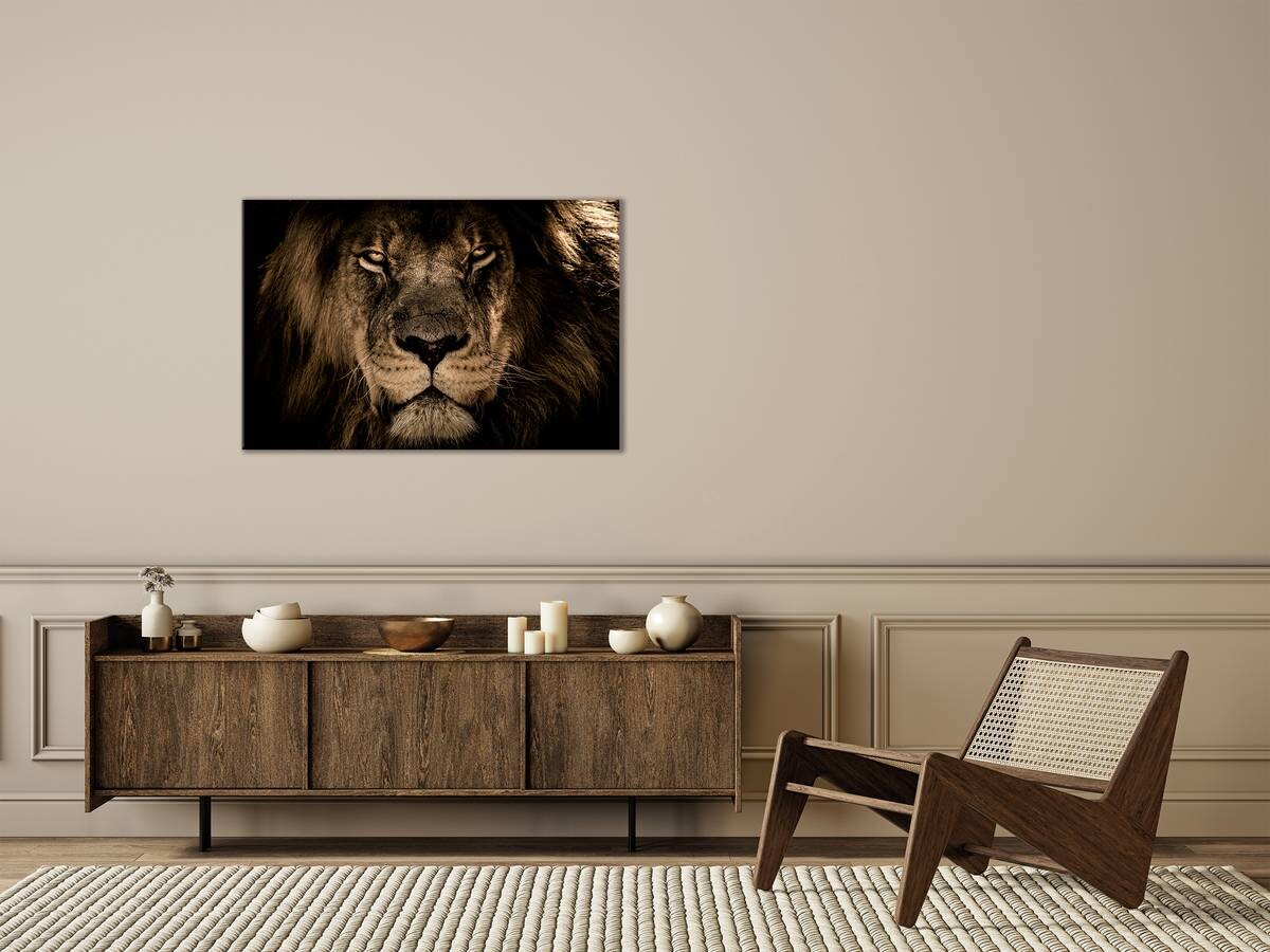 Bönninghoff Keilrahmenbild Löwe B/L: ca. 118x78 cm